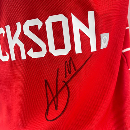 Bayern München Authentic-Trikot Nicolas Jackson signiert Autogramm Adidas COA S
