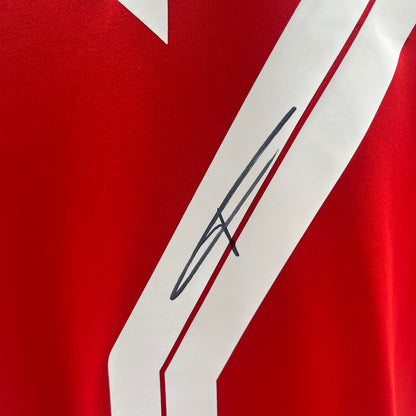 Bayern München Trikot Frauenteam Michael Olise signiert Autogramm Adidas COA L