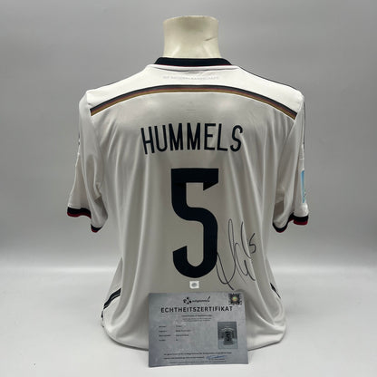 DFB Trikot WM 2014 Mats Hummels signiert Autogramme Adidas COA XL
