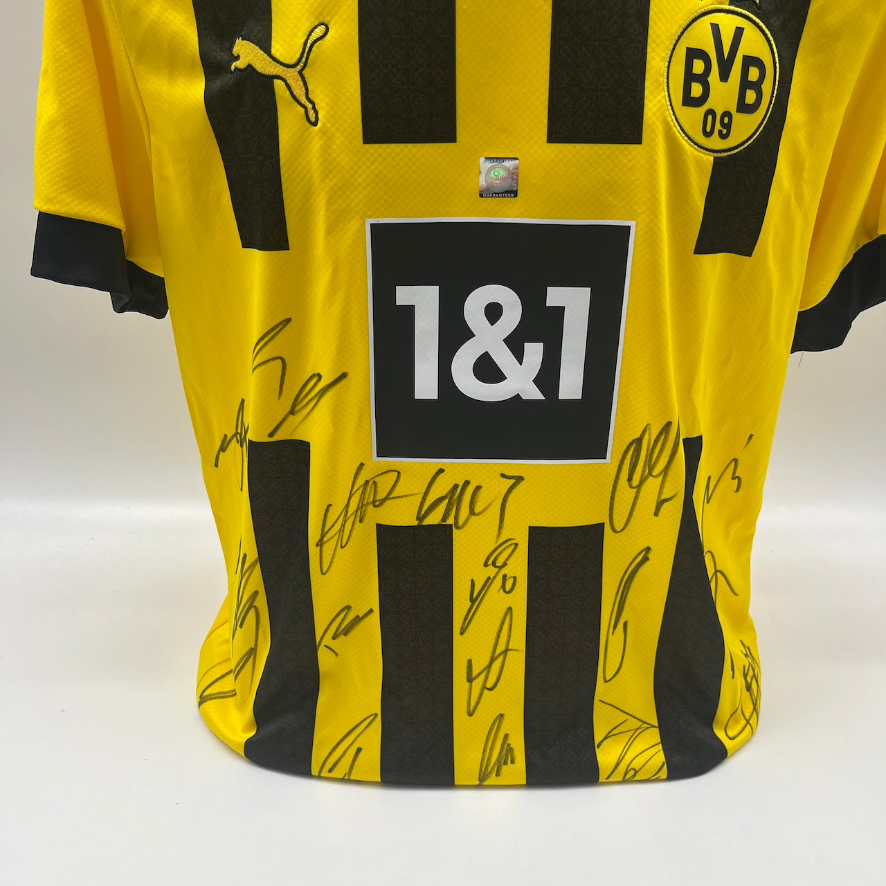 BVB Trikot 2022/2023 Teamsigniert Borussia Dortmund COA Puma L