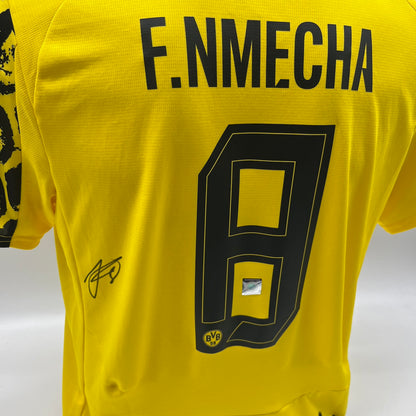 Borussia Dortmund Club WM Trikot Felix Nmecha signiert BVB Puma M