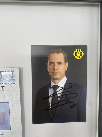 Captain's armband signed by Lars Ricken as part of the Borussia Dortmund COA