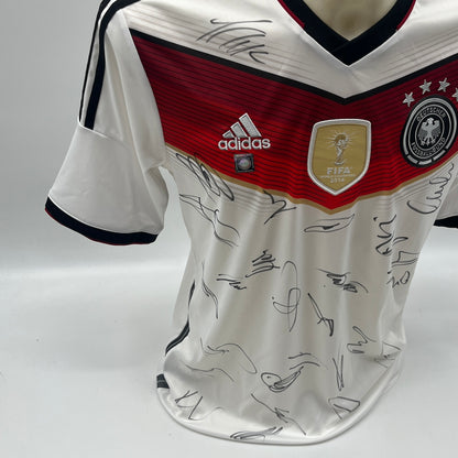 Deutschland Trikot WM 2014 Teamsigniert Autogramm DFB Weltmeister Adidas M