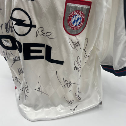 Bayern München Trikot 1996/1997/1998 Teamsigniert Bundesliga COA Adidas XL