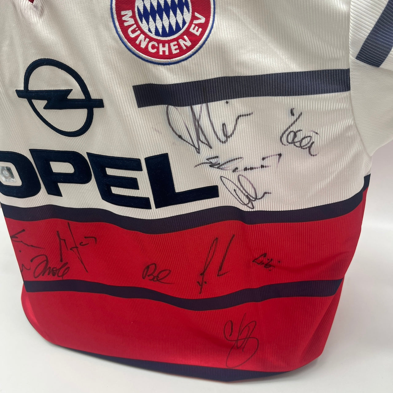 Bayern München Trikot 1998/1999/2000 Teamsigniert Bundesliga COA Adidas XXL