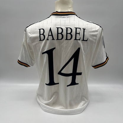 Deutschland Repro Trikot Markus Babbel signiert DFB Neu Autogramm L