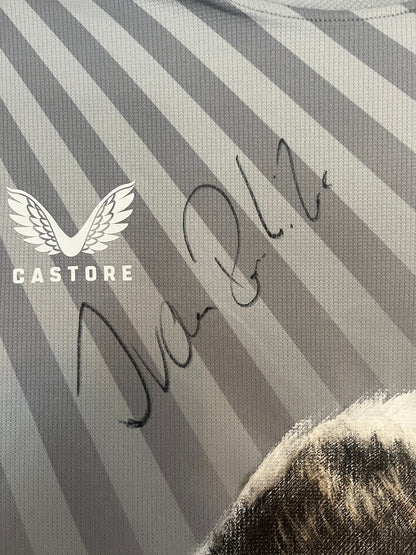 Sevilla FC Shirt Portrait Ivan Rakitic hand-painted and signed Castore new L