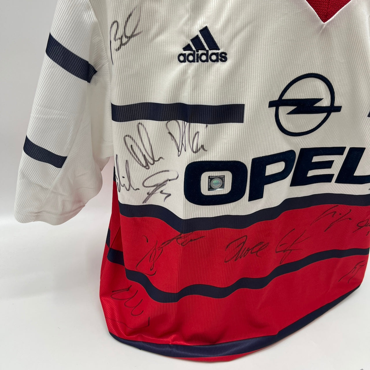Bayern München Trikot 1998/1999/2000 Teamsigniert Bundesliga COA Adidas weiß XL
