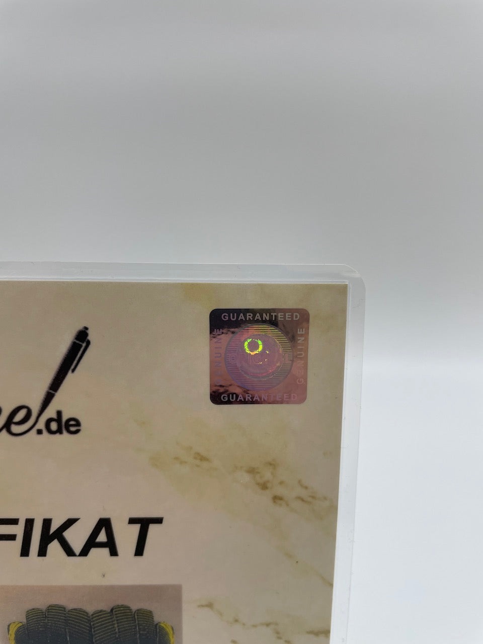 Goalkeeper glove Niklas Lomb signed autograph Bayer Leverkusen Coa