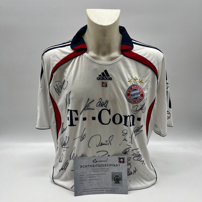 Bayern München Trikot 2006/2007/2008 Teamsigniert Bundesliga COA Adidas XL