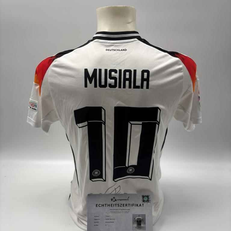 DFB Trikot Jamal Musiala signiert Autogramme Adidas COA neu S