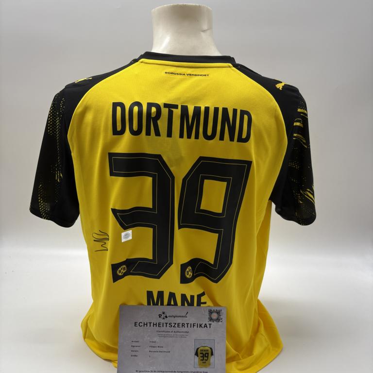 Borussia Dortmund Trikot Filippo Mané signiert BVB Puma L