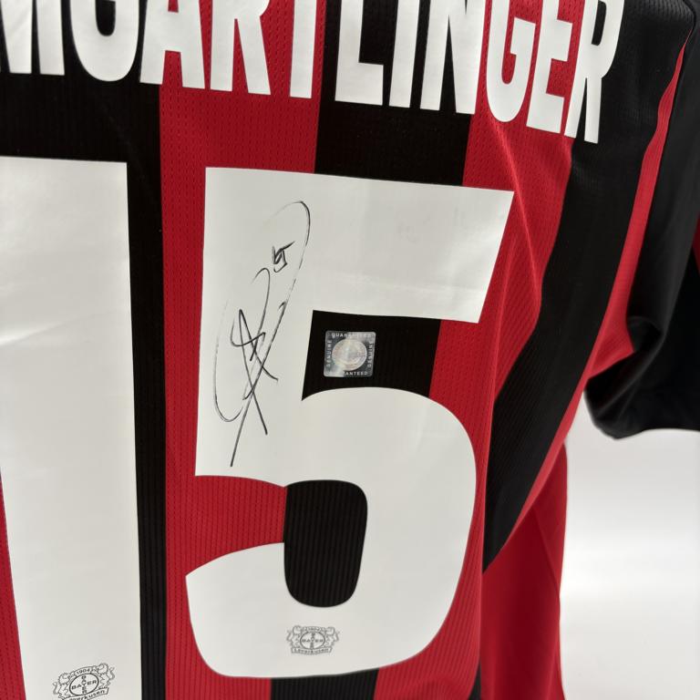 Bayer Leverkusen Trikot Julian Baumgartlinger signiert Jako COA Autogramm L