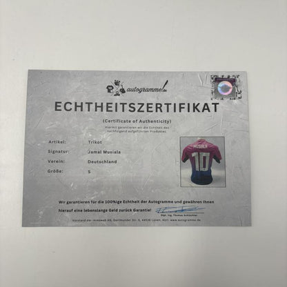 DFB Trikot Jamal Musiala signiert Autogramme Adidas COA neu S