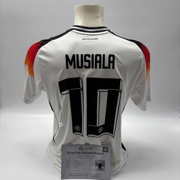 DFB Trikot Jamal Musiala signiert Autogramme Adidas COA neu M