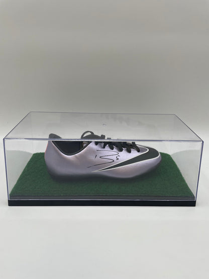 Football shoe Benjamin Pavard signed football FC Bayern Bundesliga autograph
