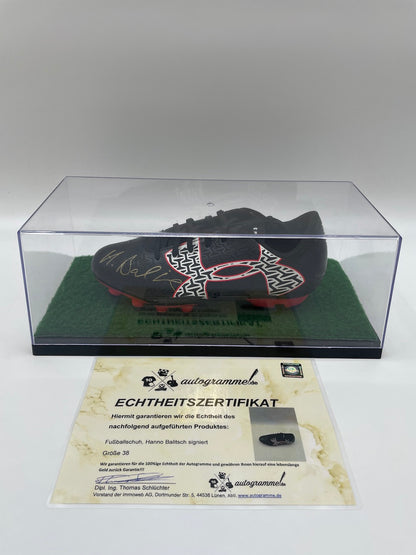 Football shoe Hanno Balitsch signed Football Hannover 96 Bundesliga Coa Schuh