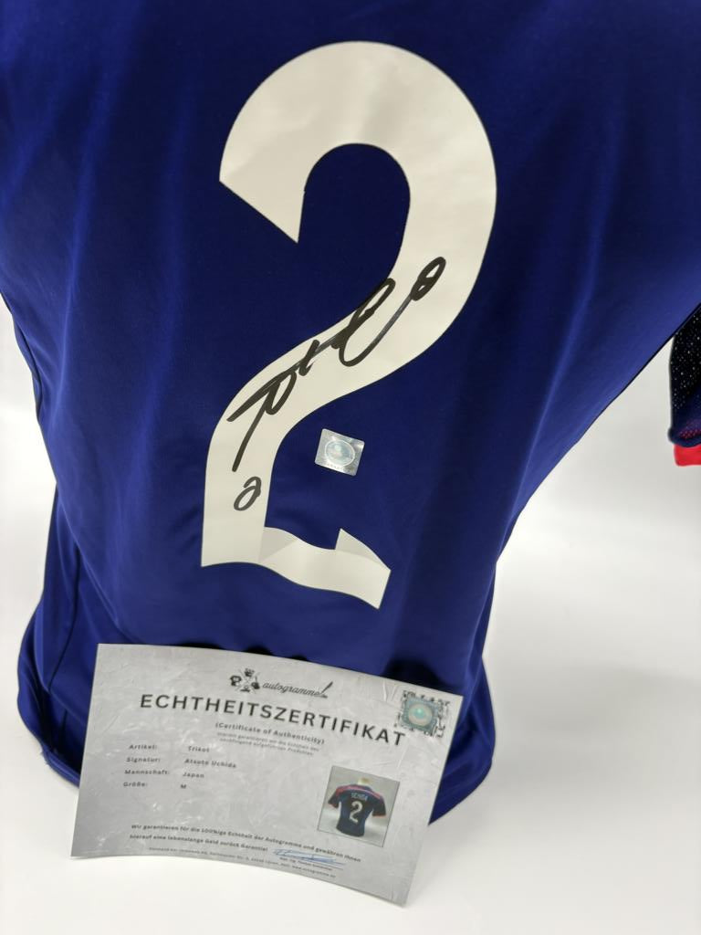Japan Trikot Atsuto Uchida signiert Autogramm Puma COA M