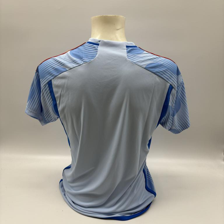 Spanien Trainingsshirt Dani Ceballos signiert Adidas COA Autogramm M