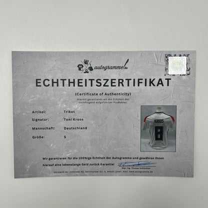 DFB Trikot Toni Kroos signiert Autogramme Adidas Deutschland COA S