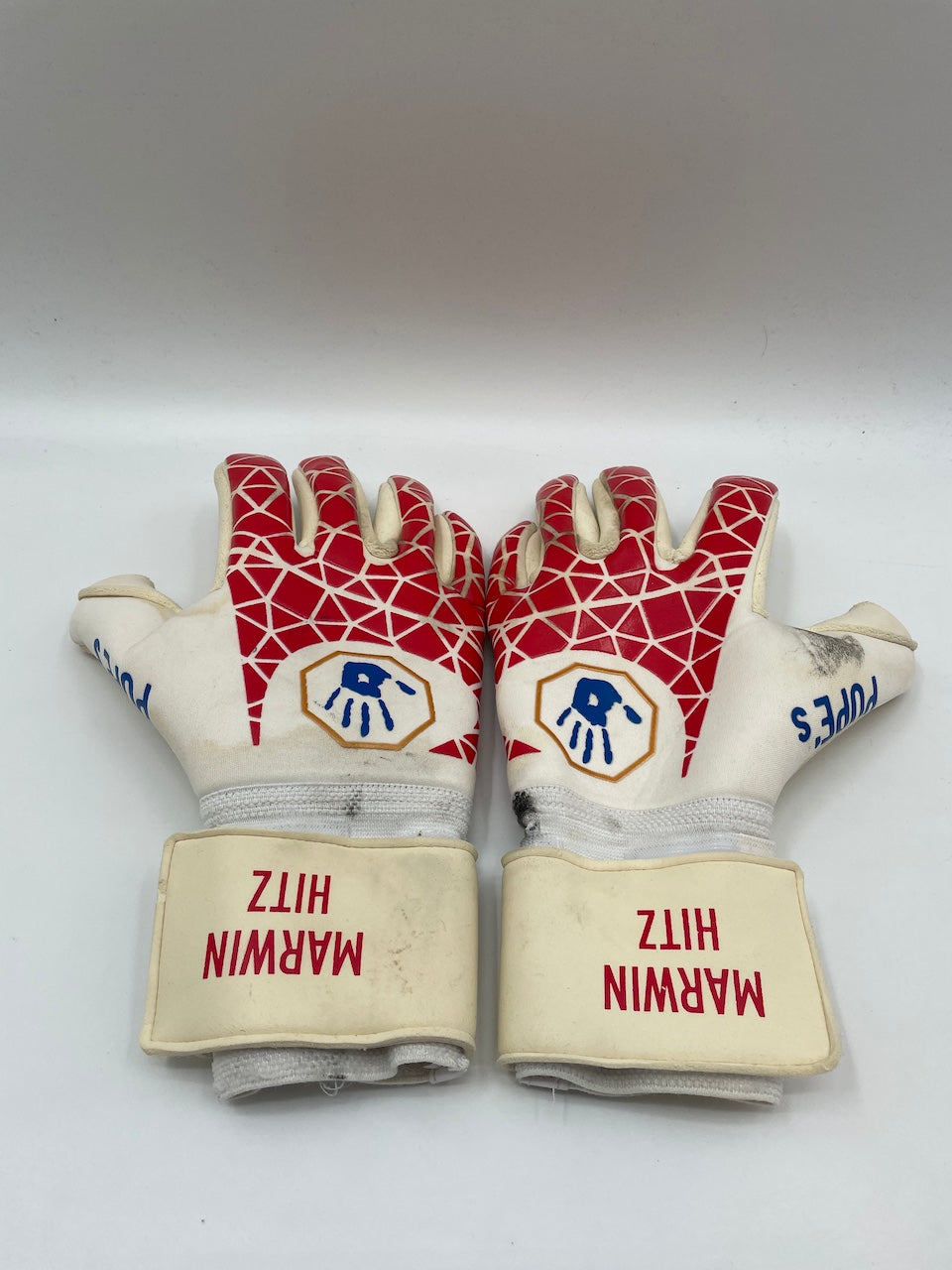 Goalkeeper gloves Marvin Hitz worn + signed autograph dortmund matchworn