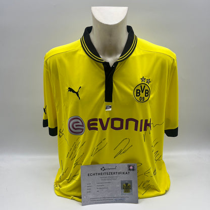 BVB Trikot 2012/2013 Teamsigniert Borussia Dortmund COA Puma 3XL