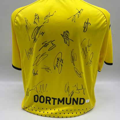 BVB Trikot 2011/2012 Teamsigniert Borussia Dortmund COA Kappa XL
