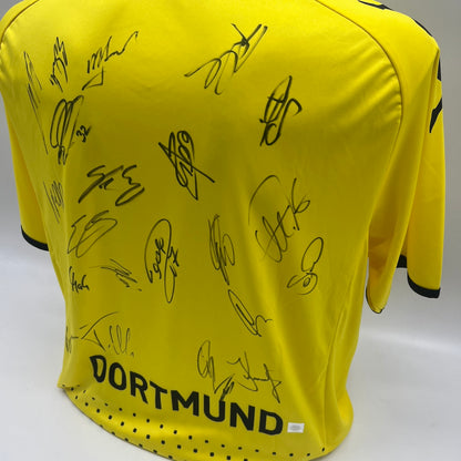 BVB Trikot 2011/2012 Teamsigniert Borussia Dortmund COA Kappa XL