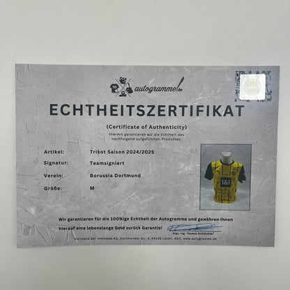 BVB Trikot 2024/2025 Teamsigniert Borussia Dortmund Puma M