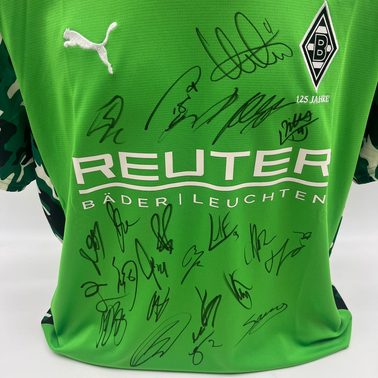Borussia Mönchengladbach Trikot 2025/2026 Teamsigniert COA Puma XL
