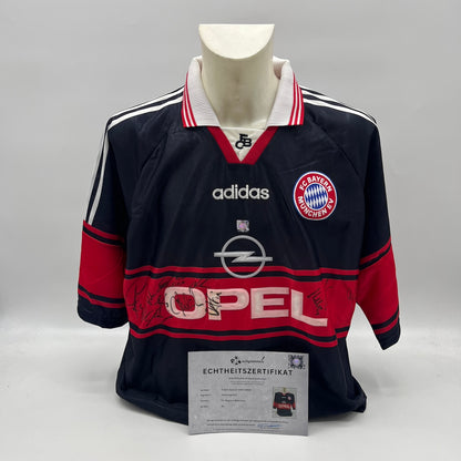 Bayern München Trikot 1997/1998 Teamsigniert Autogramm Adidas XL