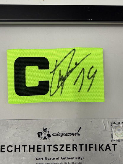 Kapitänsbinde Lamine Yamal signiert im Rahmen FC Barcelona COA Autogramm