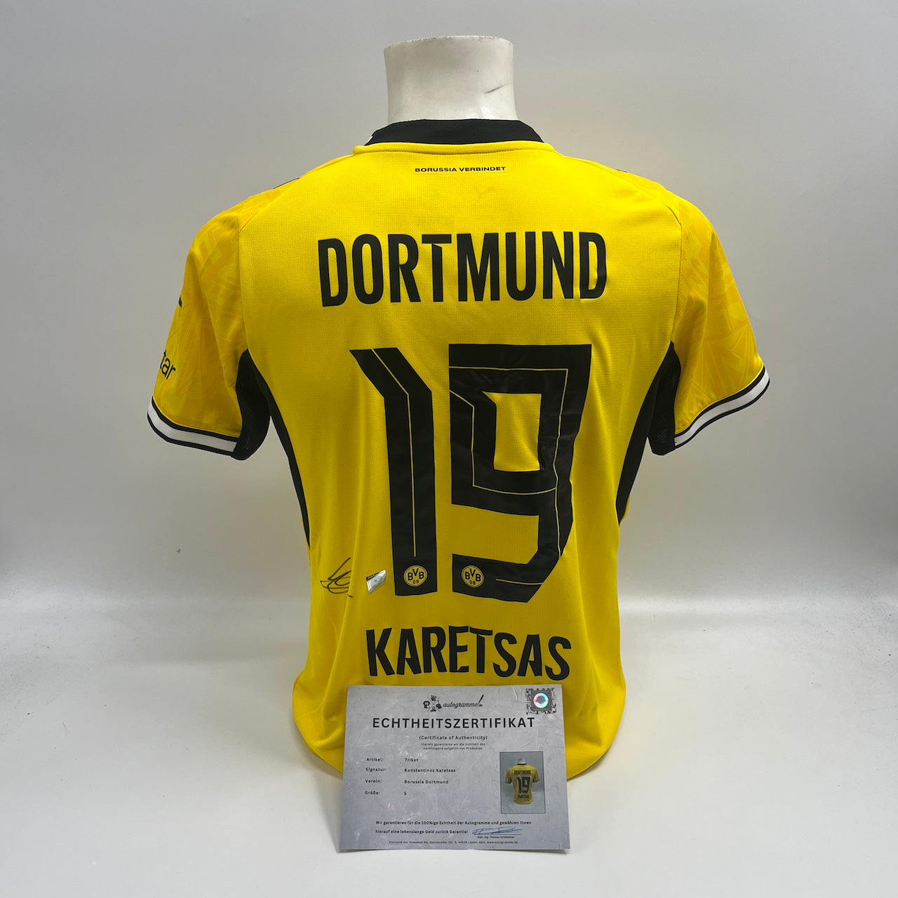 Borussia Dortmund Trikot Konstantinos Karetsas signiert BVB Puma neu S