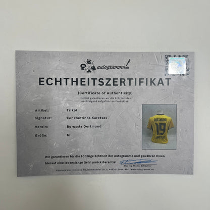 Borussia Dortmund Trikot Konstantinos Karetsas signiert BVB Puma neu M
