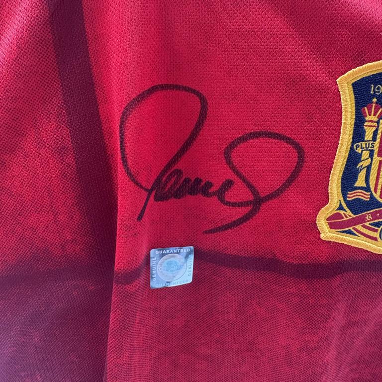 Spanien Trikot Fernando Torres signiert Adidas COA Autogramm XL