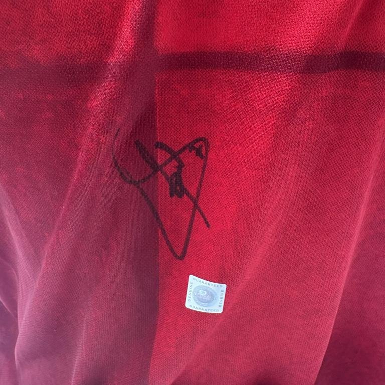 Spanien Trikot Raul signiert COA Autogramm neu L