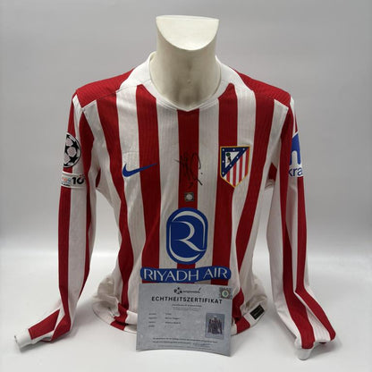Atletico Madrid Trikot COA Matteo Ruggeri signiert Autogramm Nike L