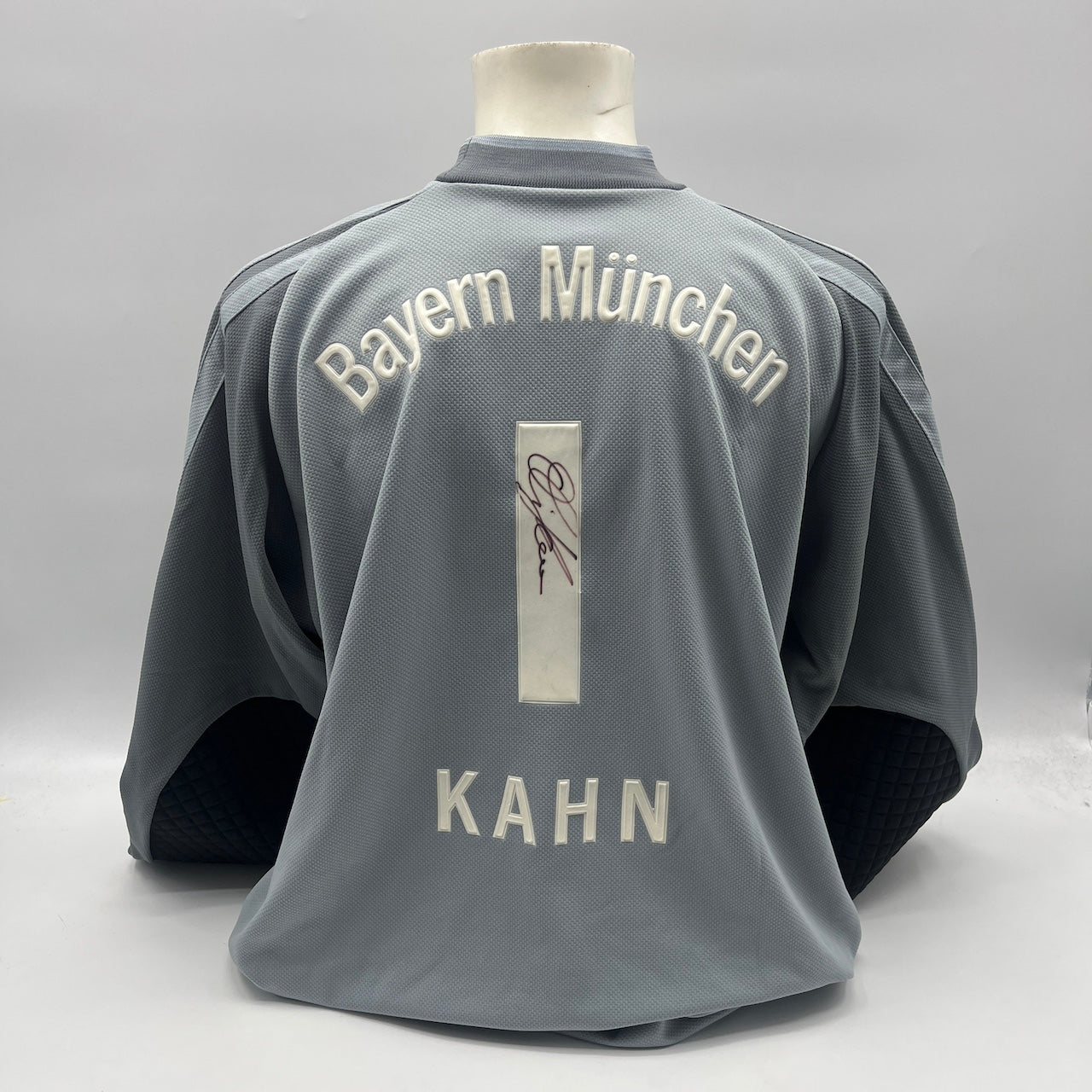 Bayern München Torwarttrikot 2001/2002 Teamsigniert Autogramm Adidas XL