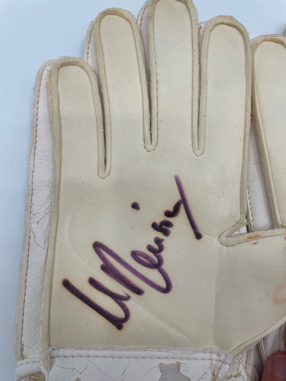 Goalkeeper gloves Michael Rensing signed autograph bayern Munich adidas coa