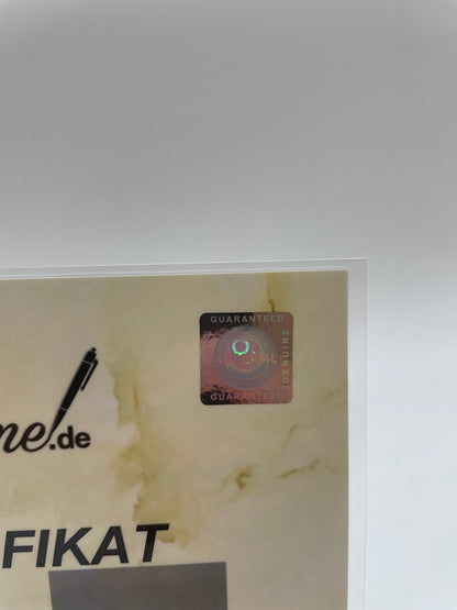 Football shoe Mike Hanke signed Football Gladbach Bundesliga Coa Schuh Autogram