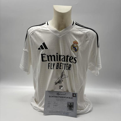 Real Madrid Trikot Eden Hazard signiert Autogramm Adidas COA XL