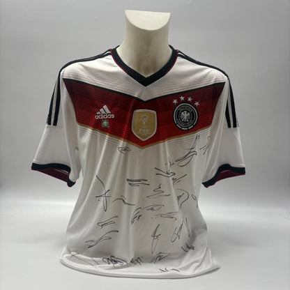 Deutschland Trikot WM 2014 Teamsigniert Autogramm DFB Weltmeister Adidas XL