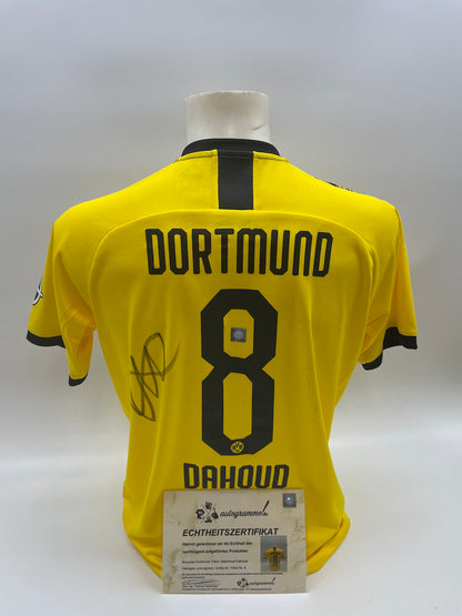Dortmund Matchworn Worn & Signed by Mahmoud Dahoud BVB Autogram M