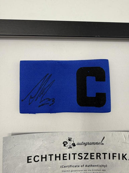 Kapitänsbinde Adam Hložek signiert im Rahmen TSG 1899 Hoffenheim COA Fußball