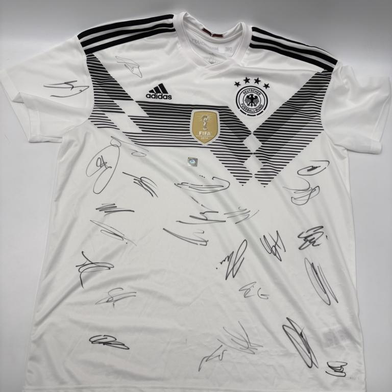 Deutschland Trikot WM 2018 Teamsigniert DFB Adidas XL