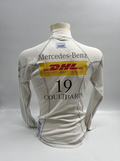 David Coulthard Formula 1 original worn racing underwear COA