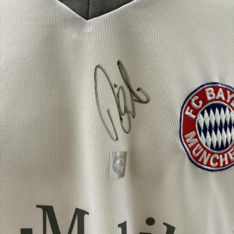 Bayern München Trikot Sebastian Deisler signiert Autogramme Adidas XL