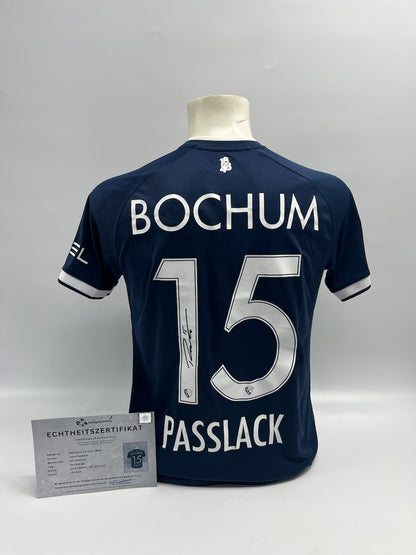 Match-worn VfL Bochum jersey worn and signed by Felix Passlack on December 14, 2024
