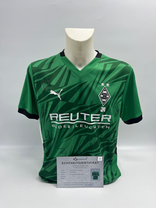 Borussia Mönchengladbach Trikot 2024/2025 Teamsigniert Bundesliga COA Puma L