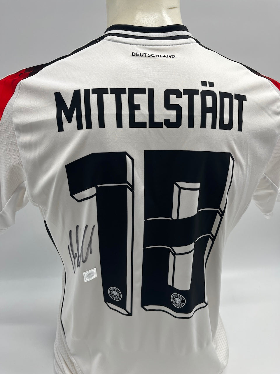 DFB jersey Maximilian Mittelstädt signed Adidas COA Germany Autograph S